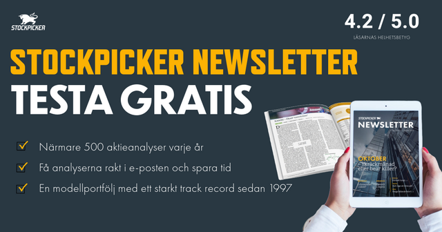 Dra nytta av 25 års erfarenhet – prova Stockpicker Newsletter gratis